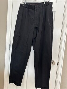 Bugle Boy Black Straight-Leg Chinos